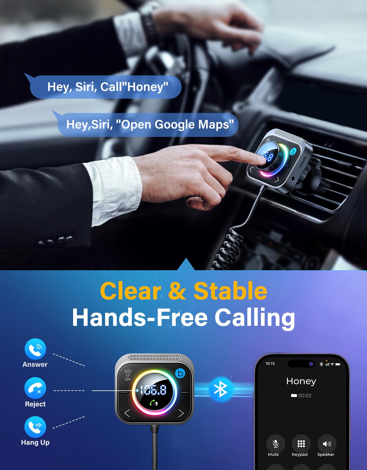 JOYROOM Bluetooth 5.4 Car Adapter