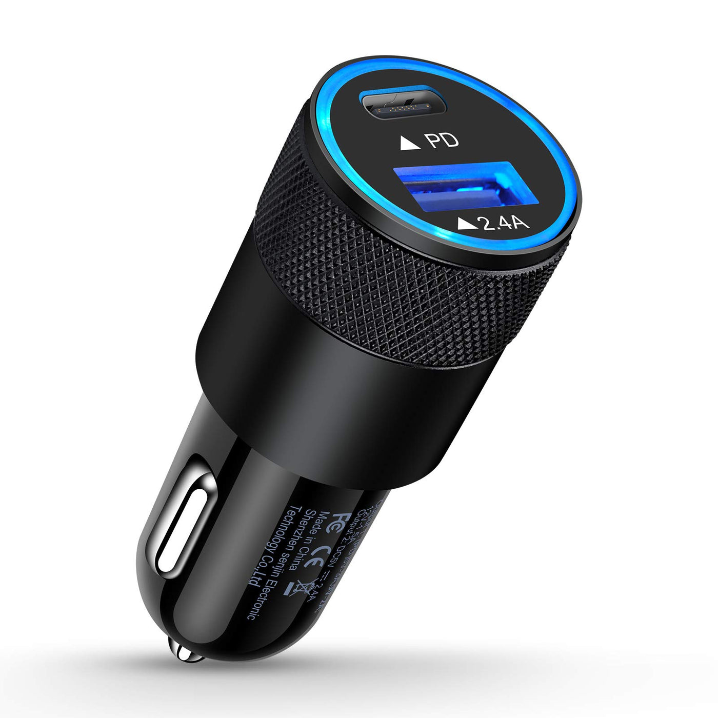 30W USB-C Dual Port Car Charger