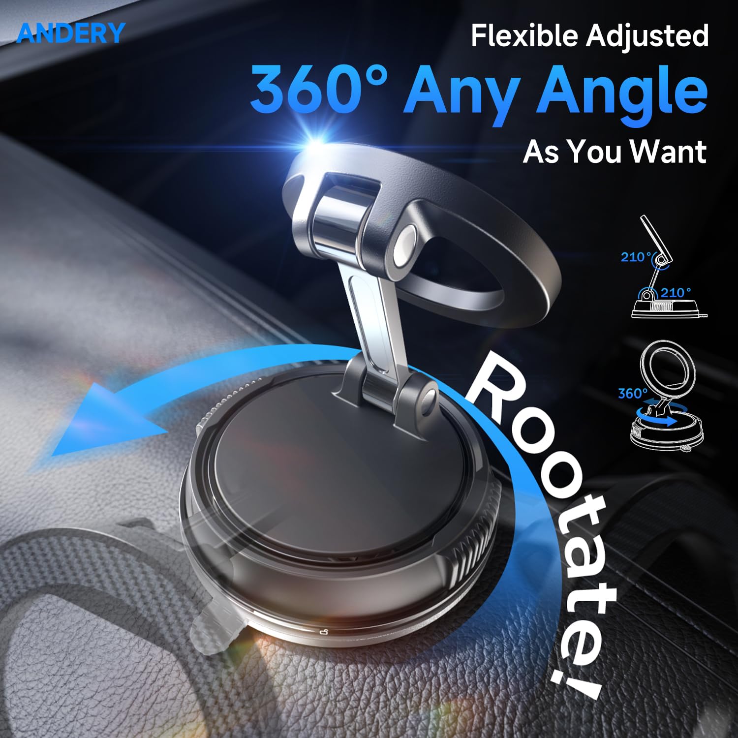 Magnetic Car Phone Mount for MagSafe