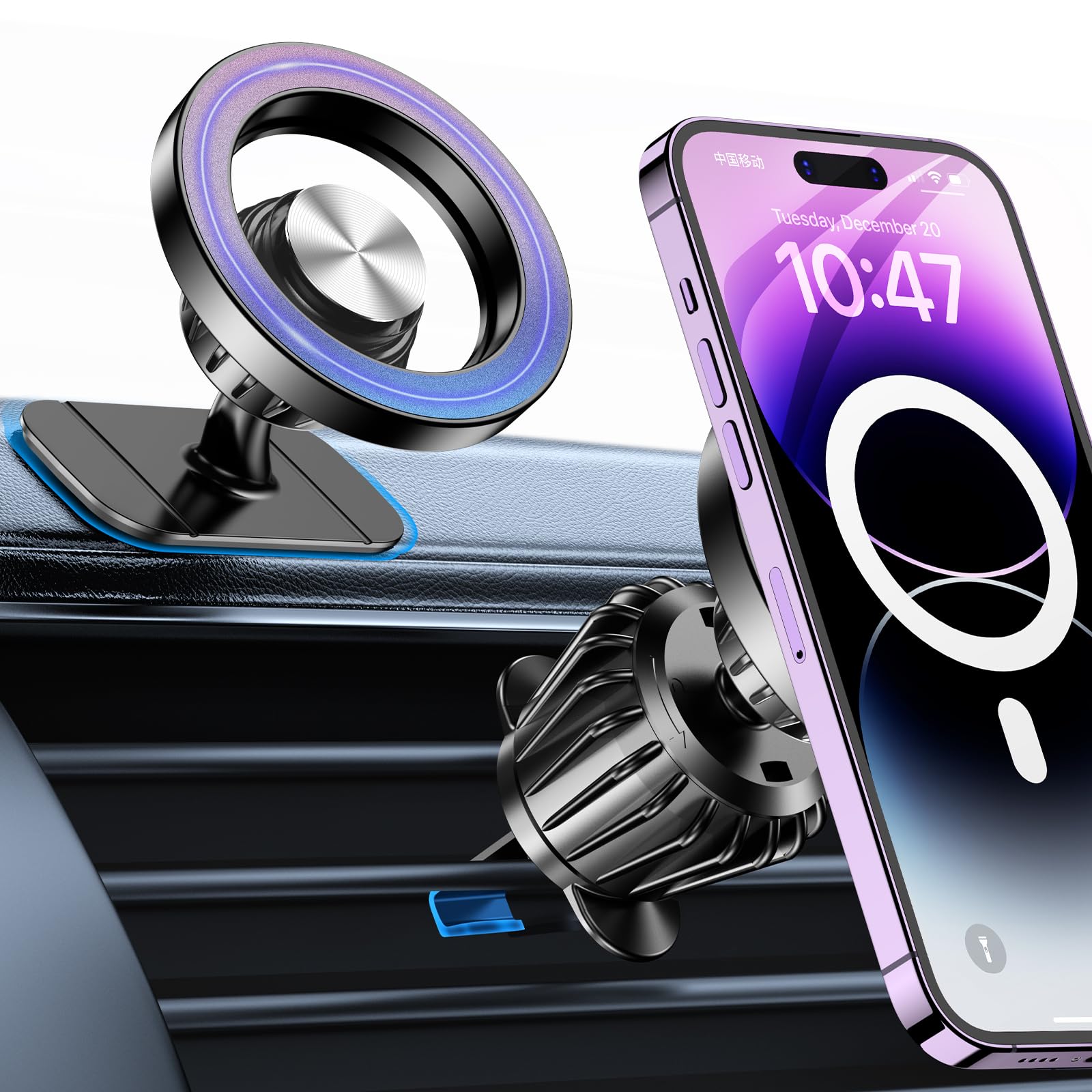 Magnetic Car Phone Mount for MagSafe