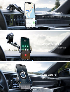 15W Auto-Clamping Wireless Car Charger Mount
