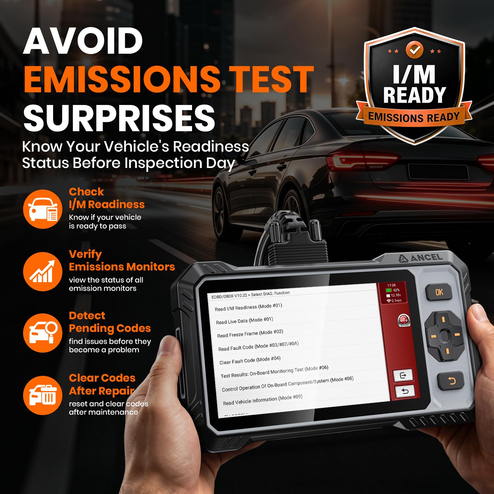 Bidirectional OBD2 Scanner with Full System Diagnostics