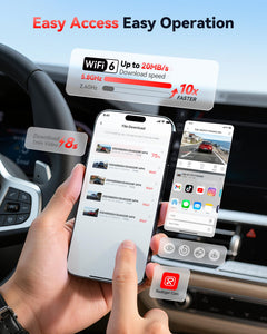 4K Dual Dash Cam with STARVIS 2 & GPS