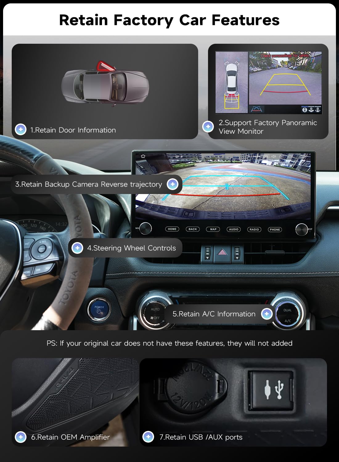 12.3" Car Stereo for Toyota RAV4 2019–2022