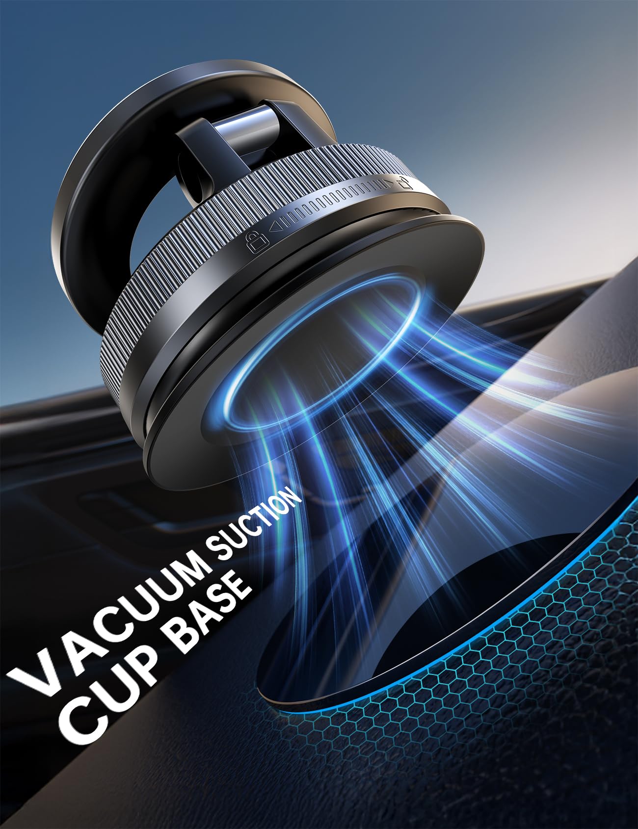 Vacuum Magnetic Car Mount for MagSafe
