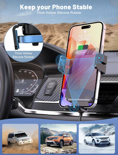 Auto-Clamping Wireless Car Charger Mount
