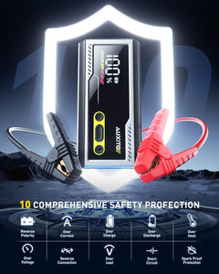 Portable Car Jump Starter Pack