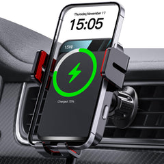 Auto-Clamping Wireless Car Charger Mount