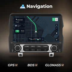 9" Android Car Stereo for Jeep Wrangler & Gladiator 2018–2022