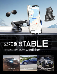 15W Auto-Clamping Wireless Car Charger Mount