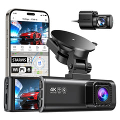 4K Dual Dash Cam with STARVIS 2 & GPS