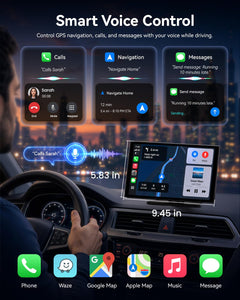 11" Wireless CarPlay Screen with 4K Dash Cam