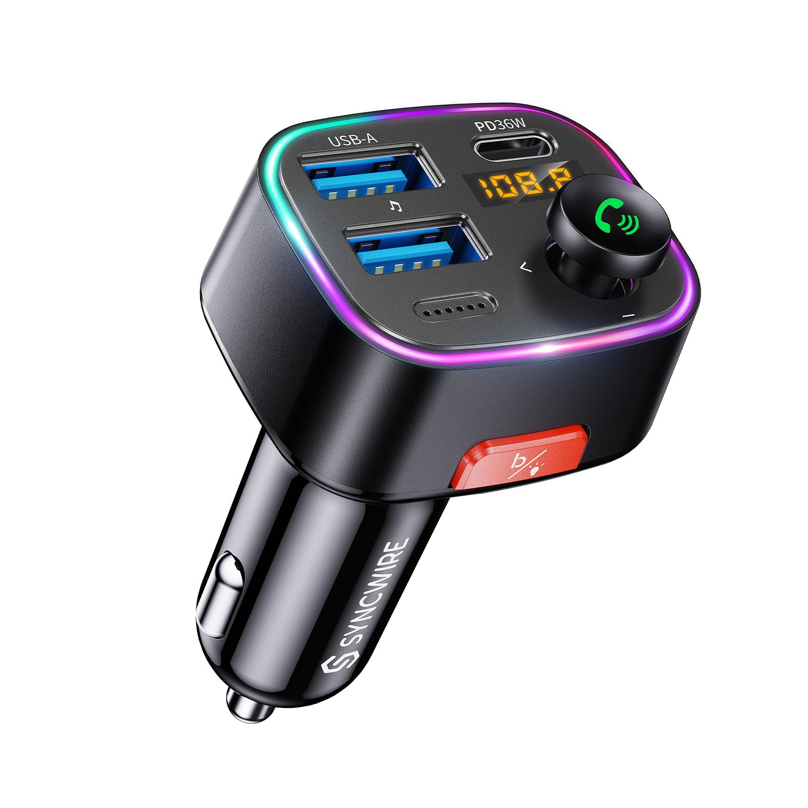 Syncwire Bluetooth Transmitter Car Adapter