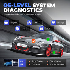Bidirectional OBD2 Scanner with ECU Coding