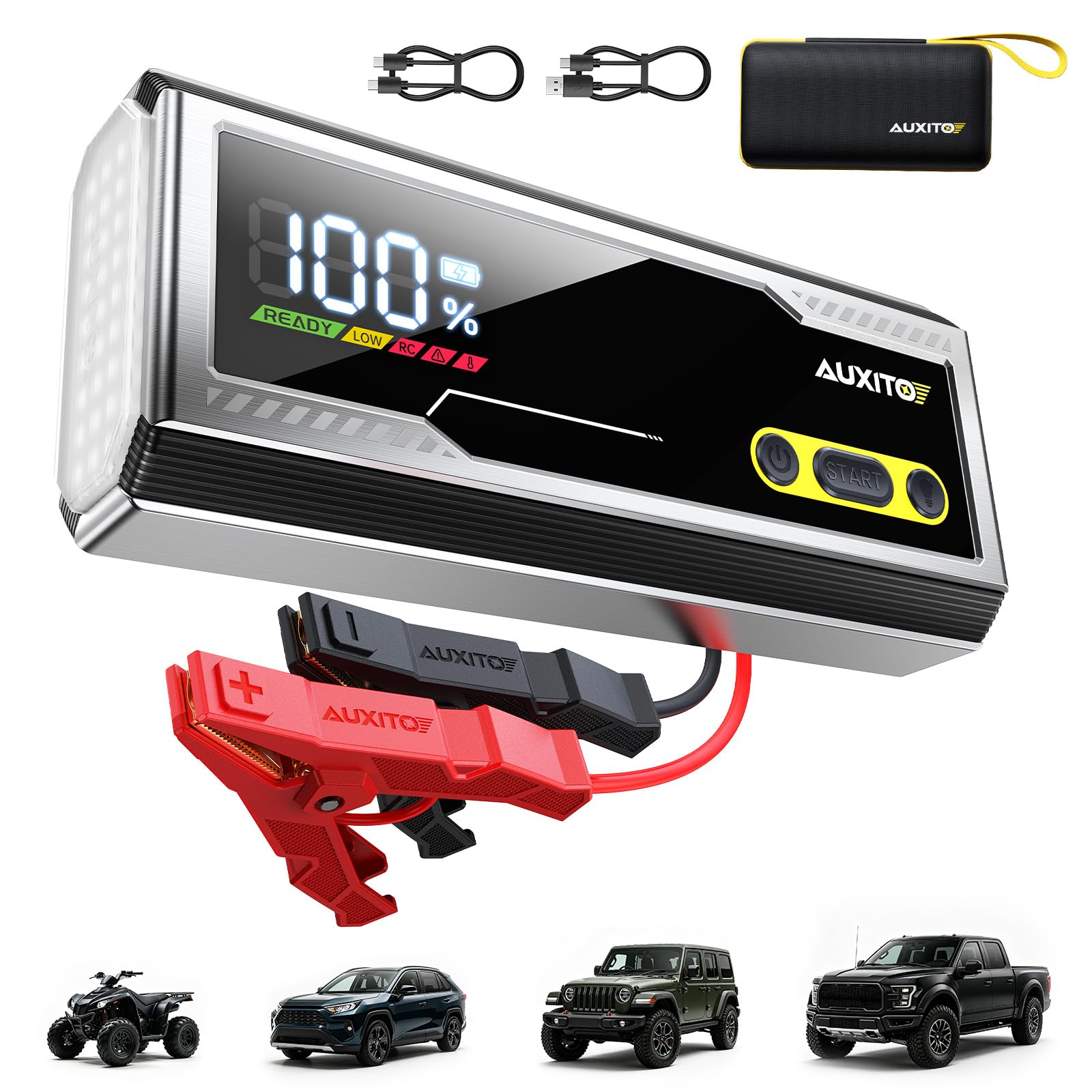 Portable Car Jump Starter Pack