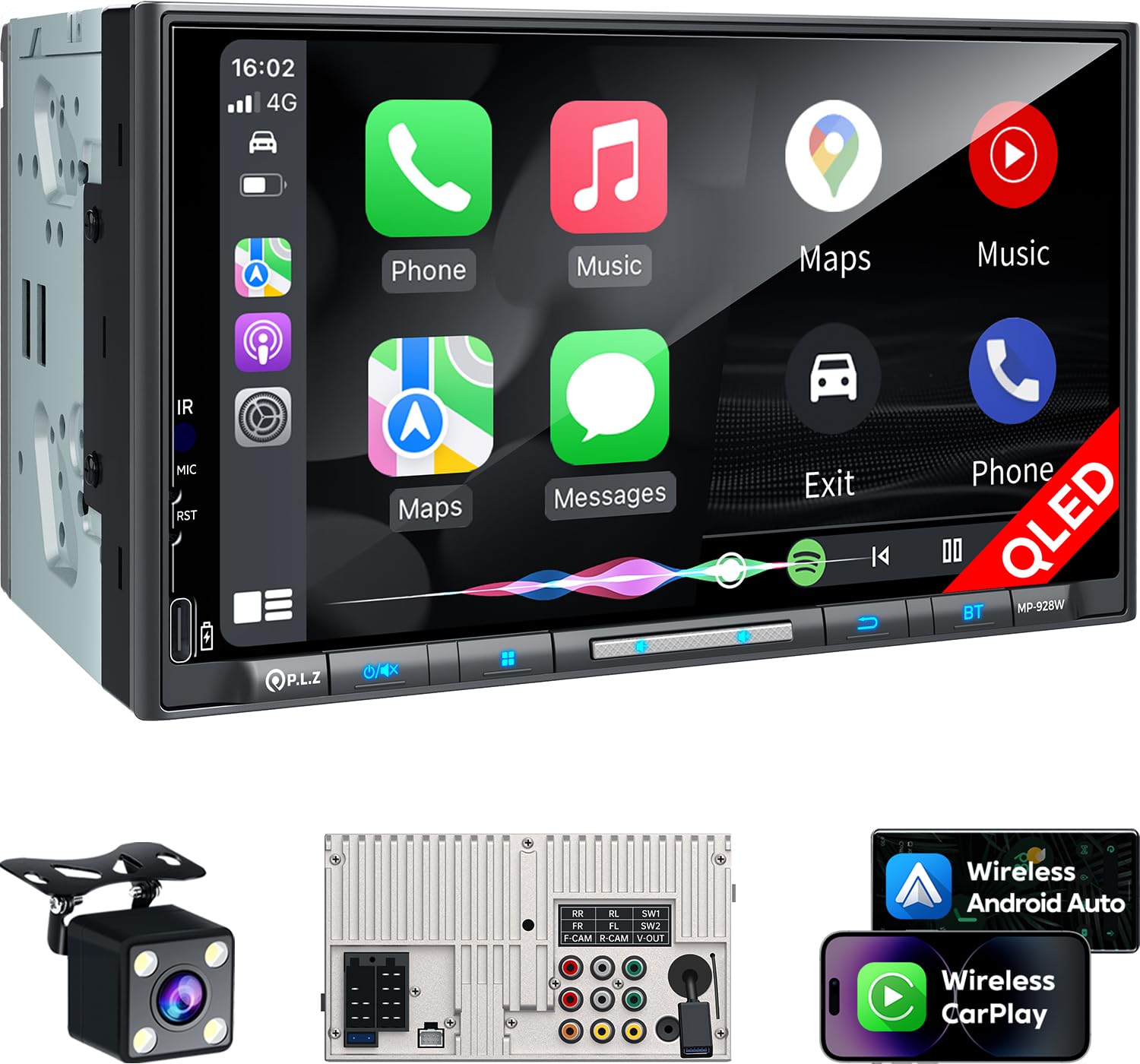 Wireless CarPlay & Android Auto Car Stereo