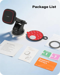 MagSafe Car Mount with Suction Cup Arm