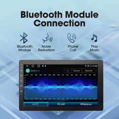 10.1" Single DIN Car Stereo with Wireless CarPlay & Android Auto
