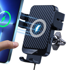 15W Auto-Clamping Wireless Car Charger Mount