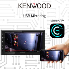 6.8" Car Stereo with CarPlay & Android Auto