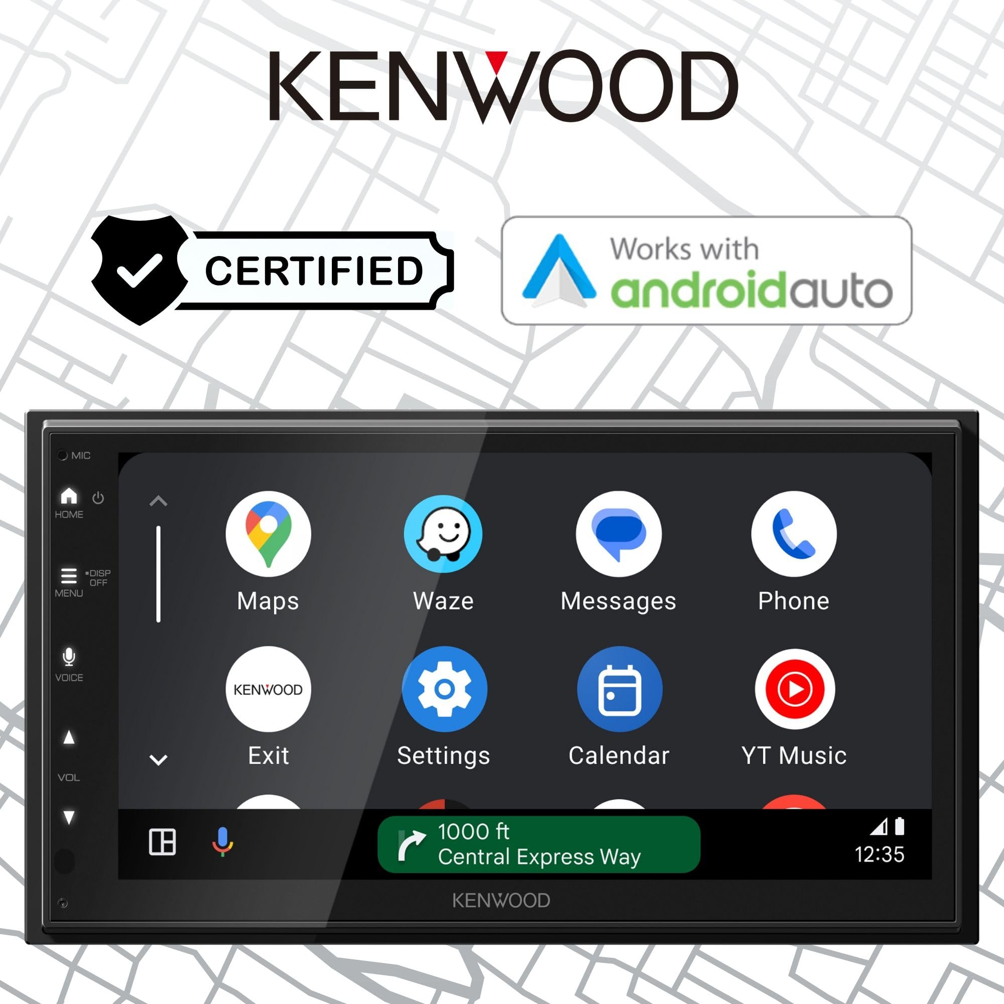 6.8" Car Stereo with CarPlay & Android Auto