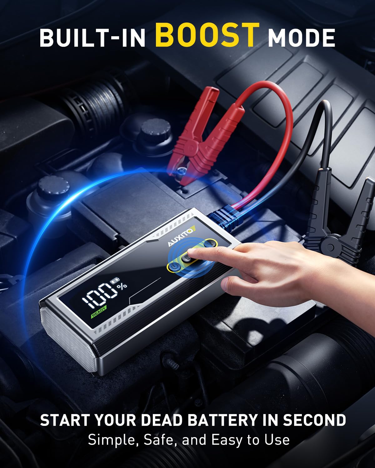 Portable Car Jump Starter Pack