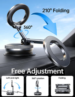 Vacuum Magnetic Car Mount for MagSafe