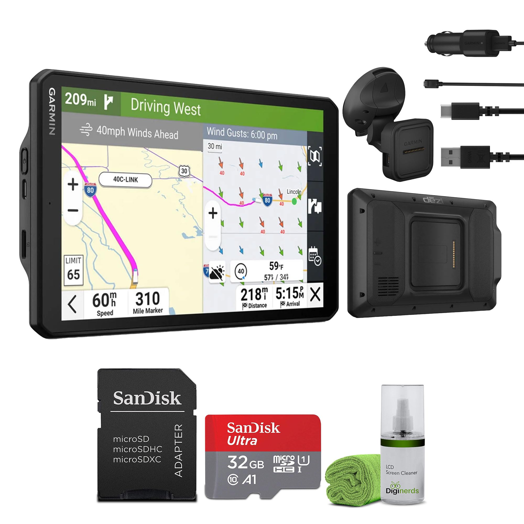 Garmin Dezl Travel Bundle