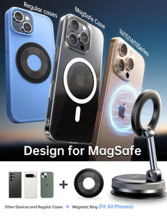 Vacuum Magnetic Car Mount for MagSafe