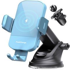 15W Auto-Clamping Wireless Car Charger Mount
