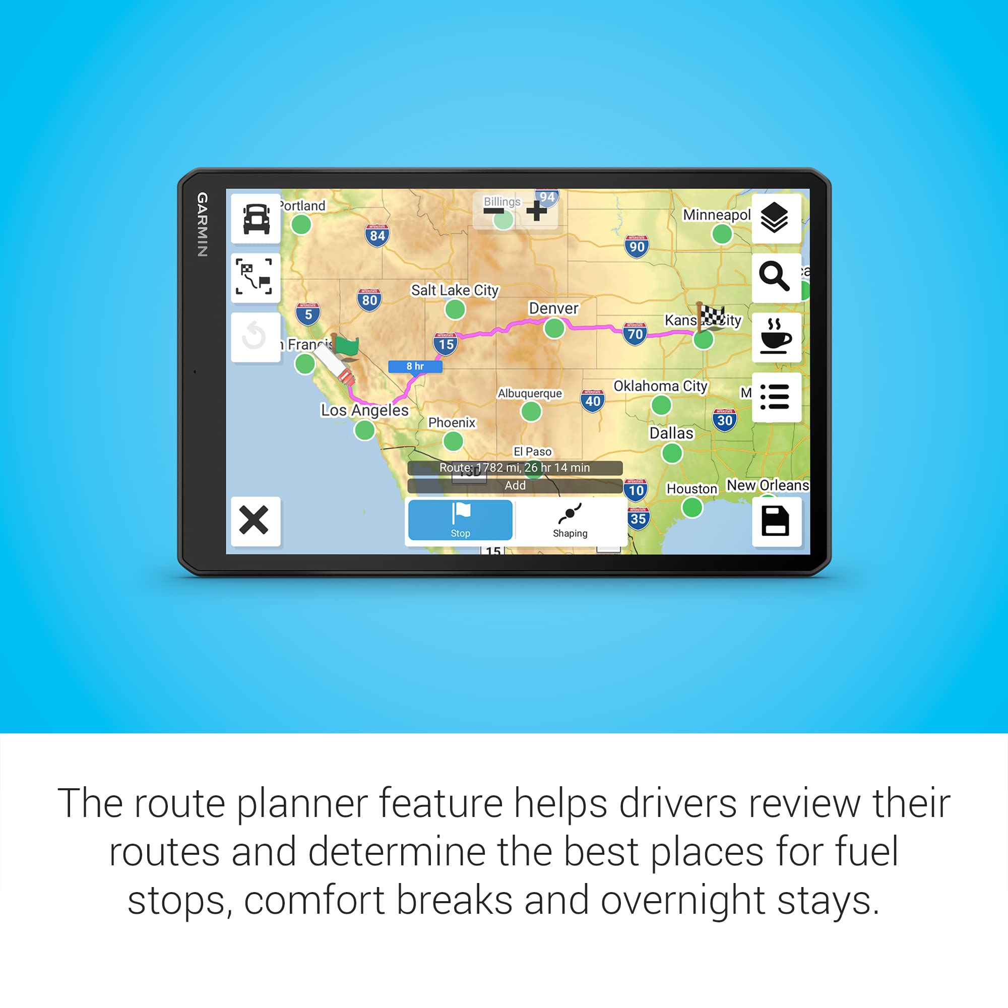 10" GPS Truck Navigator