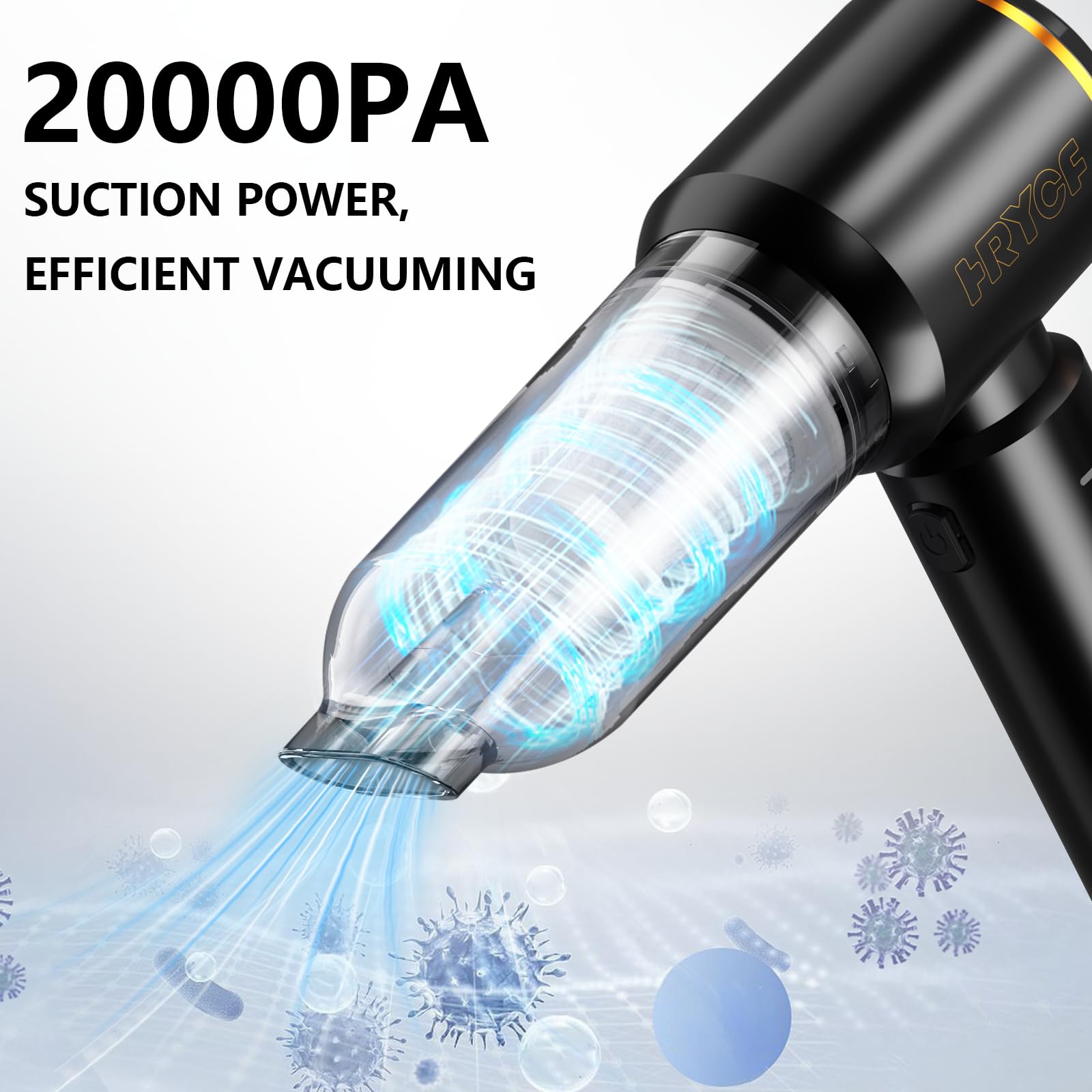 4-in-1 Cordless Handheld Car Vacuum Cleaner