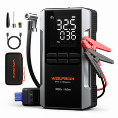 Jump Starter with Air Compressor & Fast Charging