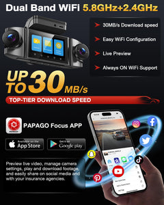 4-Channel 360° 4K Dash Cam with GPS & Night Vision
