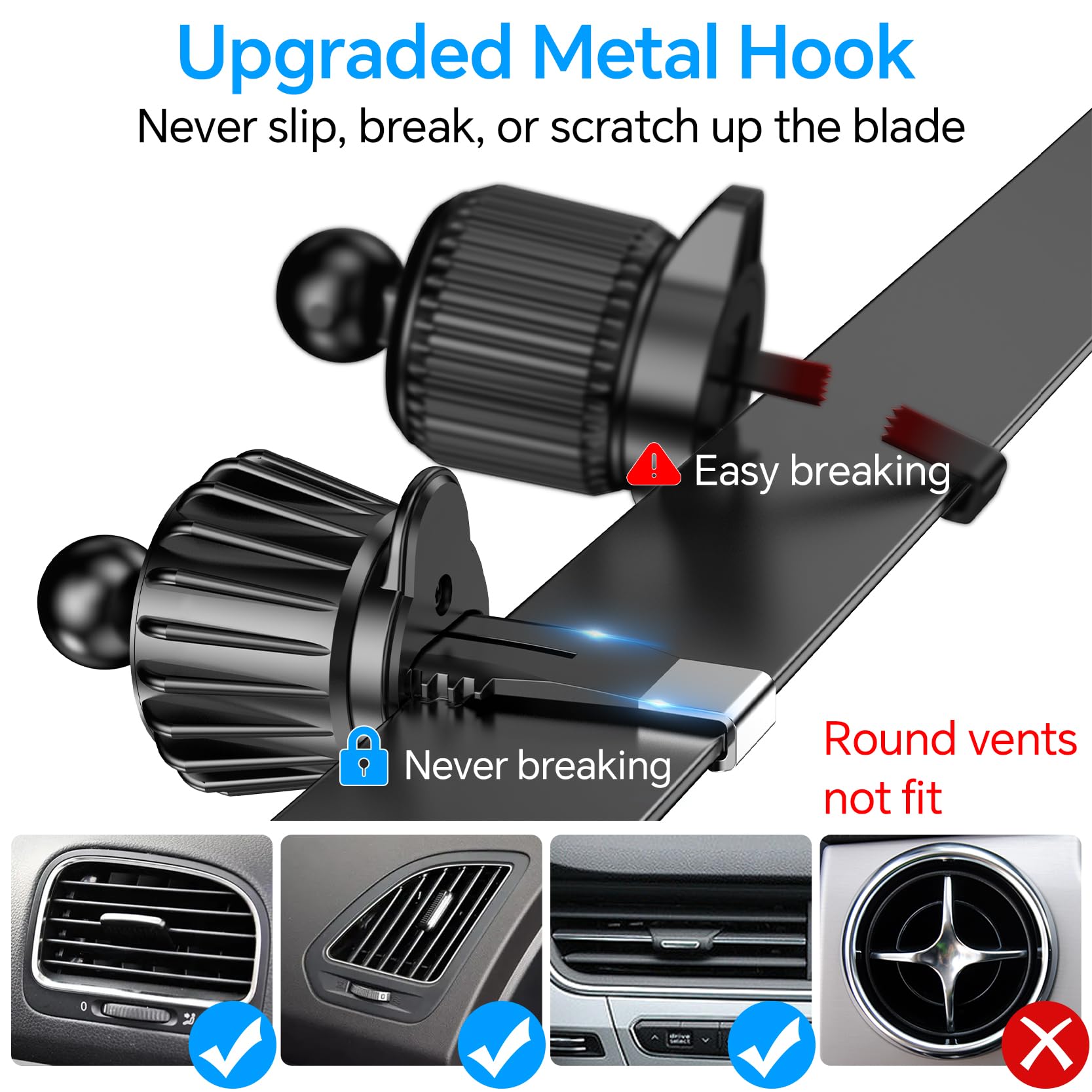 Magnetic Car Phone Mount for MagSafe