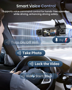 4-Channel STARVIS 2 Dash Cam with 360° View & GPS