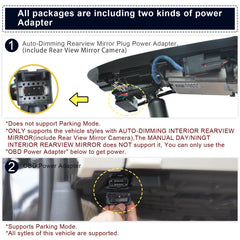 Mangoal 4K Dash Cam fit Cadillac Escalade