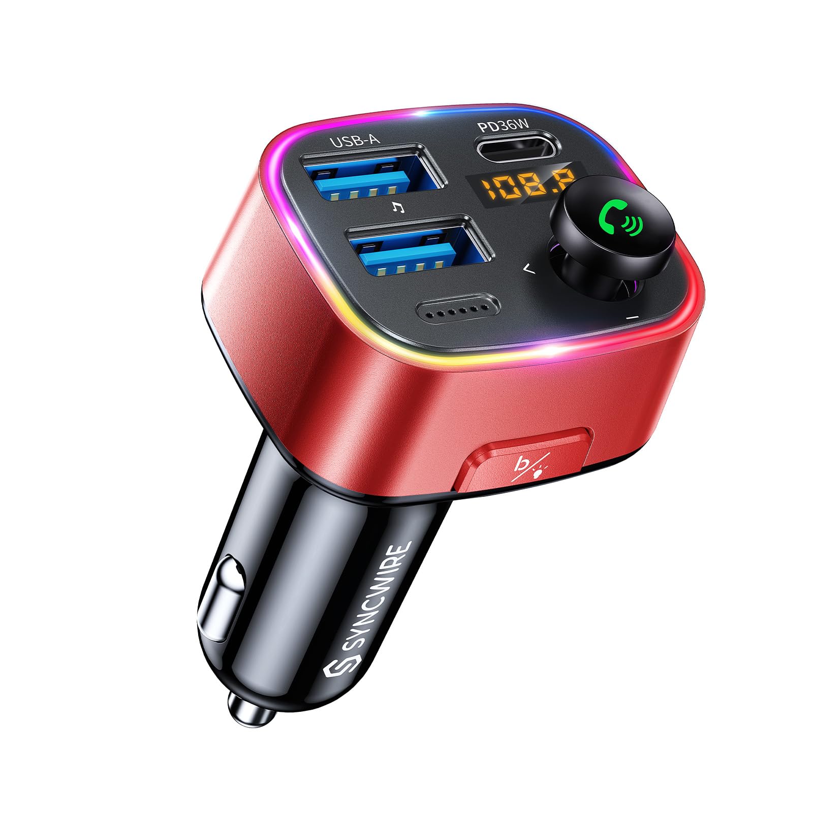 Syncwire Bluetooth Transmitter Car Adapter