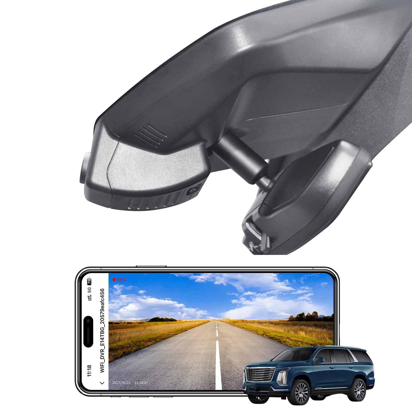 Mangoal 4K Dash Cam fit Cadillac Escalade