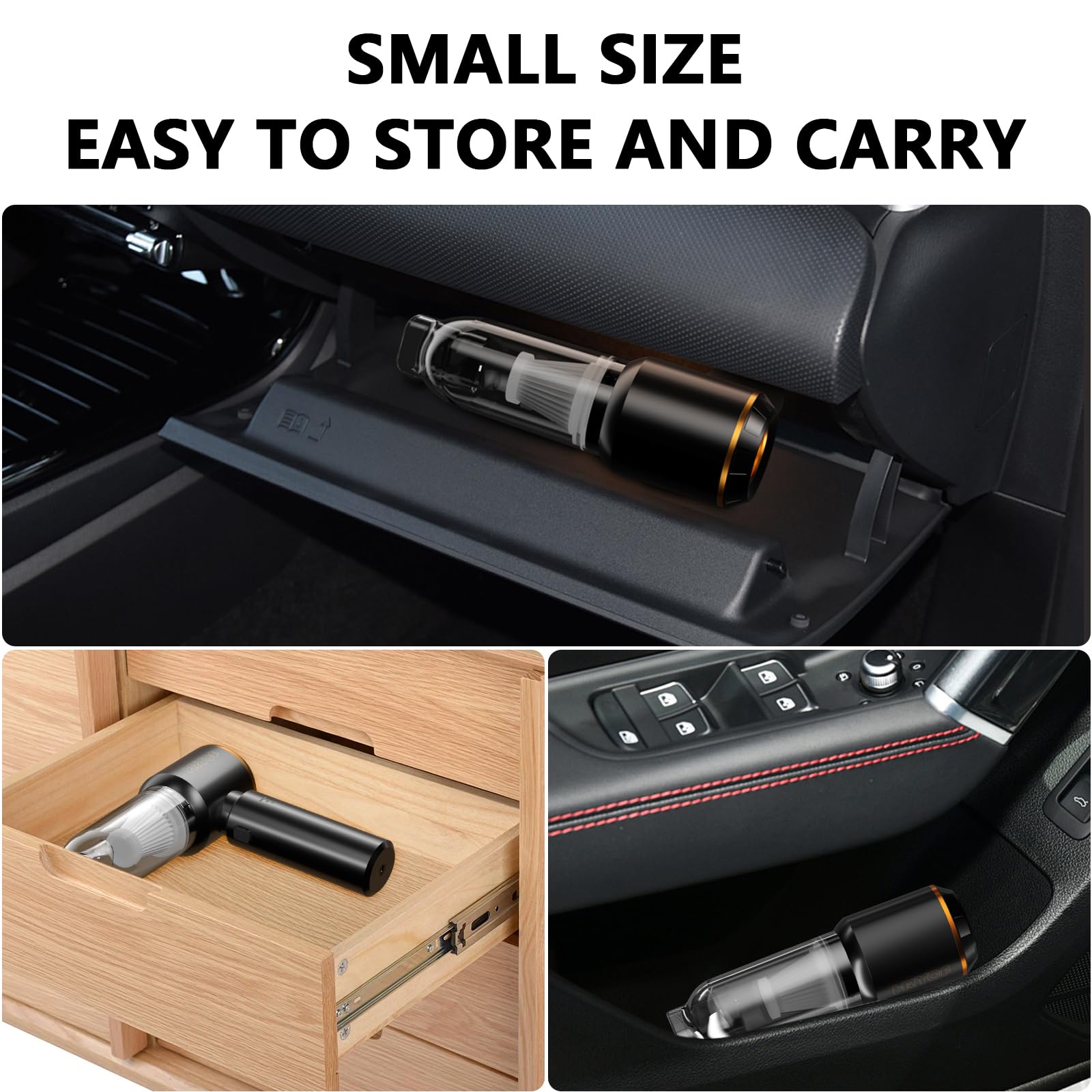 4-in-1 Cordless Handheld Car Vacuum Cleaner