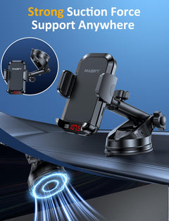 3-in-1 Bluetooth FM Transmitter with Phone Holder