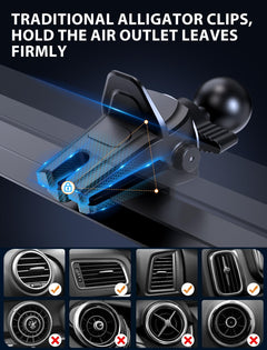 15W Auto-Clamping Wireless Car Charger Mount
