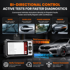 Bidirectional OBD2 Scanner with Full System Diagnostics