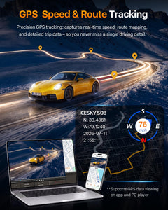 4-Channel 360° 4K Dash Cam with GPS & IR Night Vision