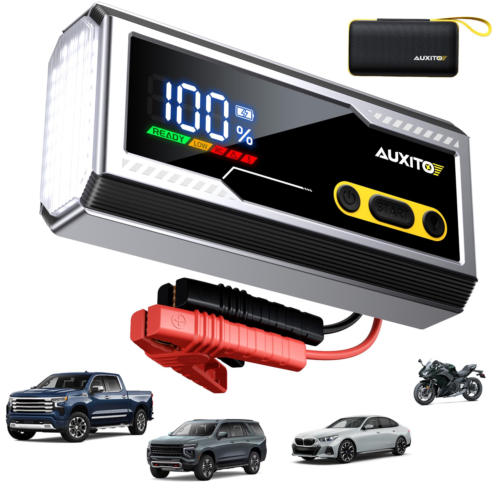 Portable Car Jump Starter Pack