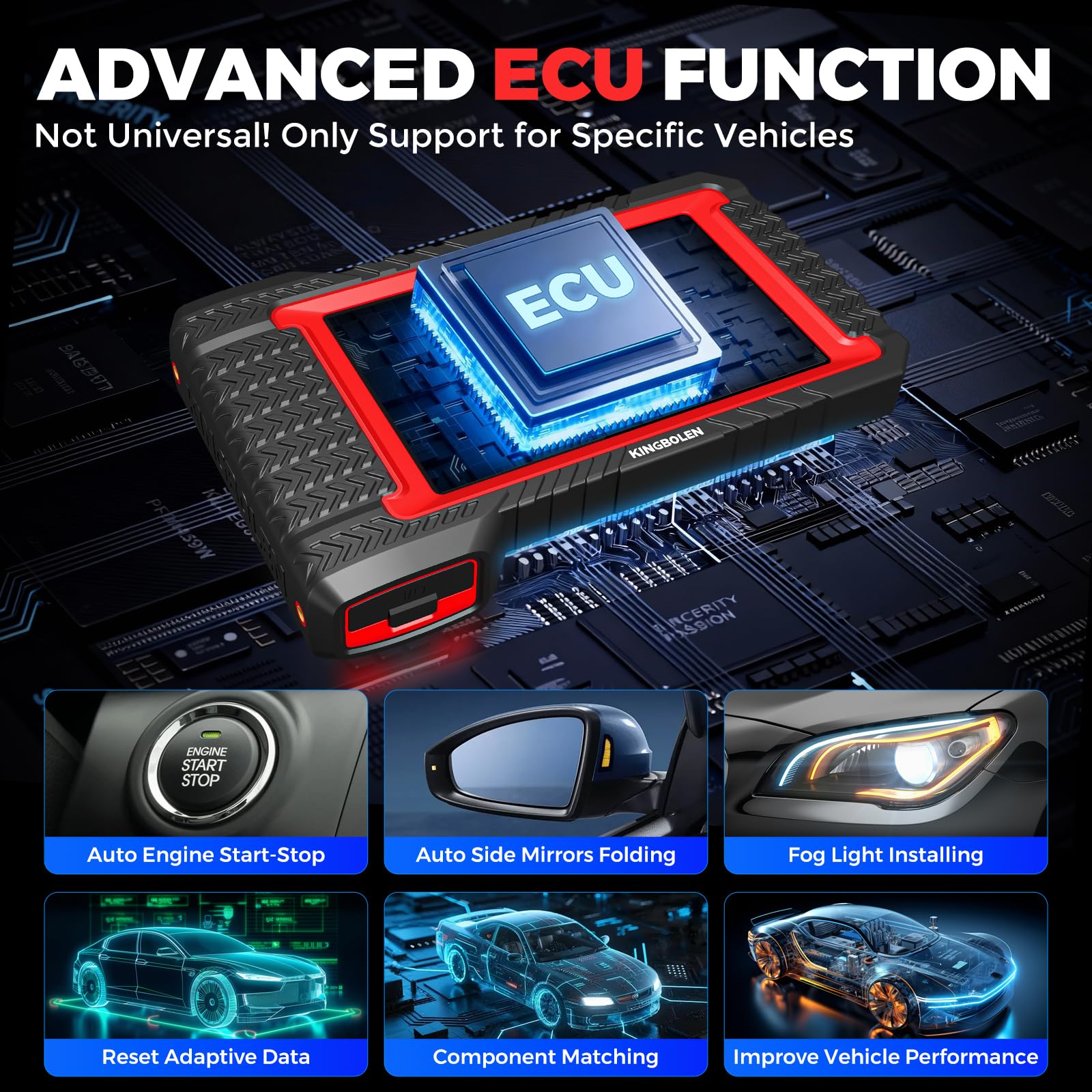 Bidirectional OBD2 Scanner with Full System Diagnostics