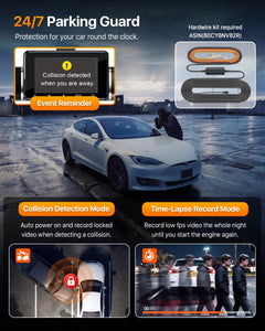4-Channel 360° 4K Dash Cam with GPS & IR Night Vision