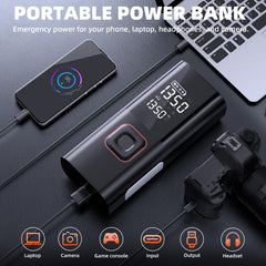5000A Jump Starter with Air Compressor