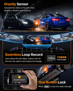 4-Channel 360° 4K Dash Cam with GPS & IR Night Vision