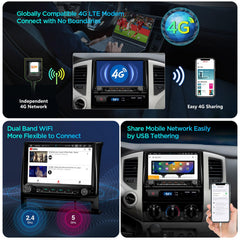 XTRONS 9" Android 14 Car Stereo for Toyota